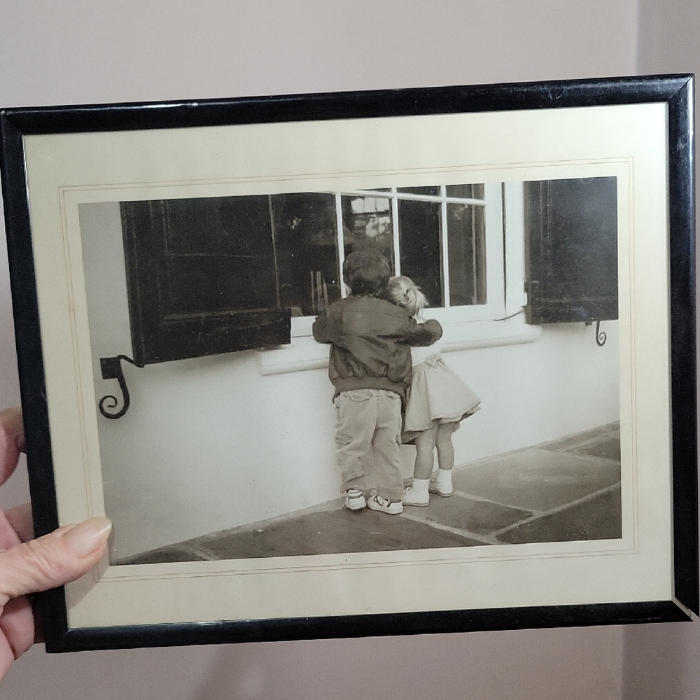 Framed Black and White Vintage Photo